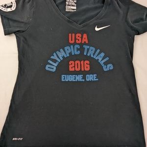Nike USA Olympic Trials Athletic Top N15 Dri-Fit 2016 Eugene, OR Medium